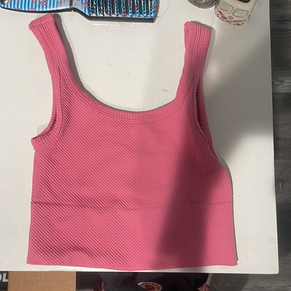 tilly’s full tilt chevron tank pink - Picture 2 of 2